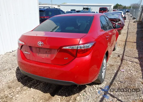 2016 Toyota Corolla Le из США, поврежденный, VIN 5YFBURHE3GP557339